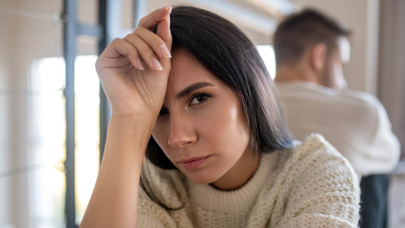 Signs You're The Only Emotionally Mature One In Your Relationship emotionally mature woman annoyed with partner