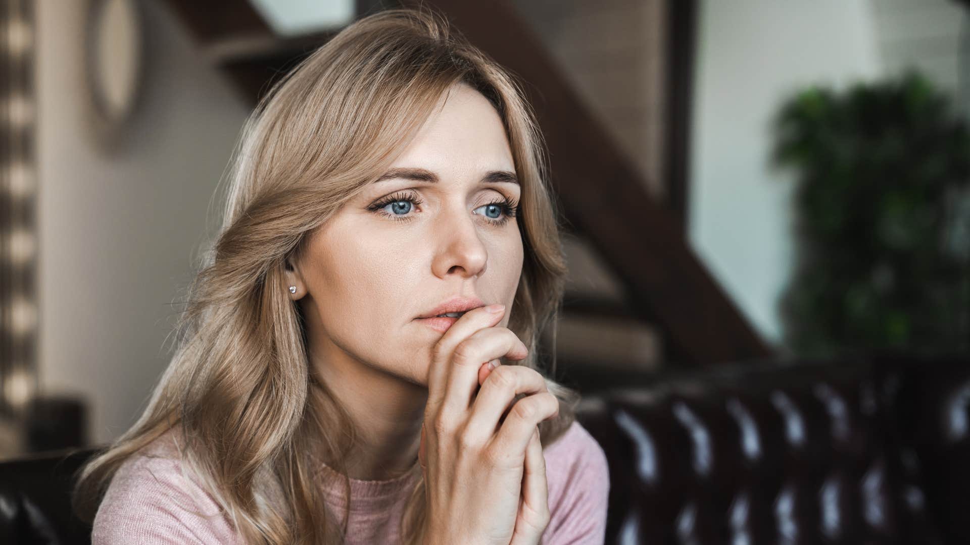 woman dealing with insecurity thinking