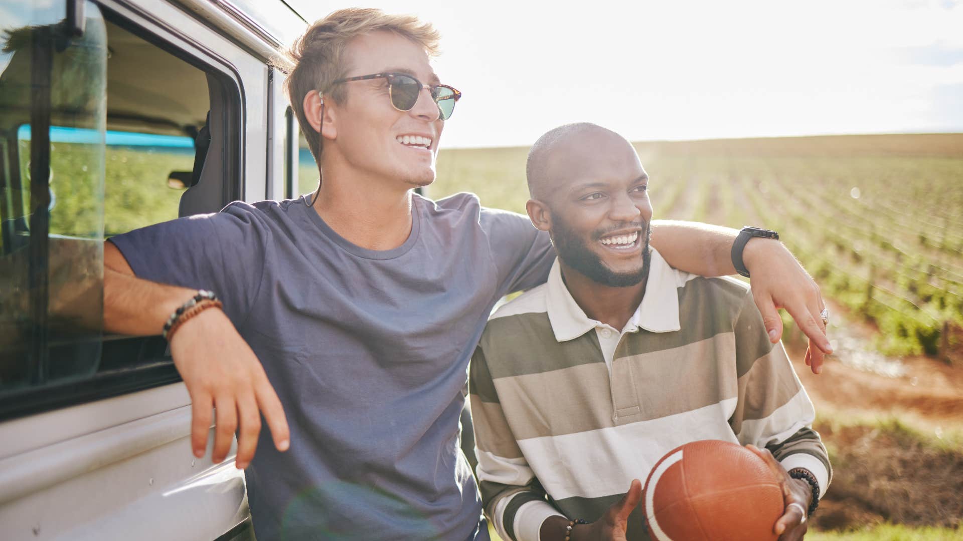 successful man surrounding himself with good company