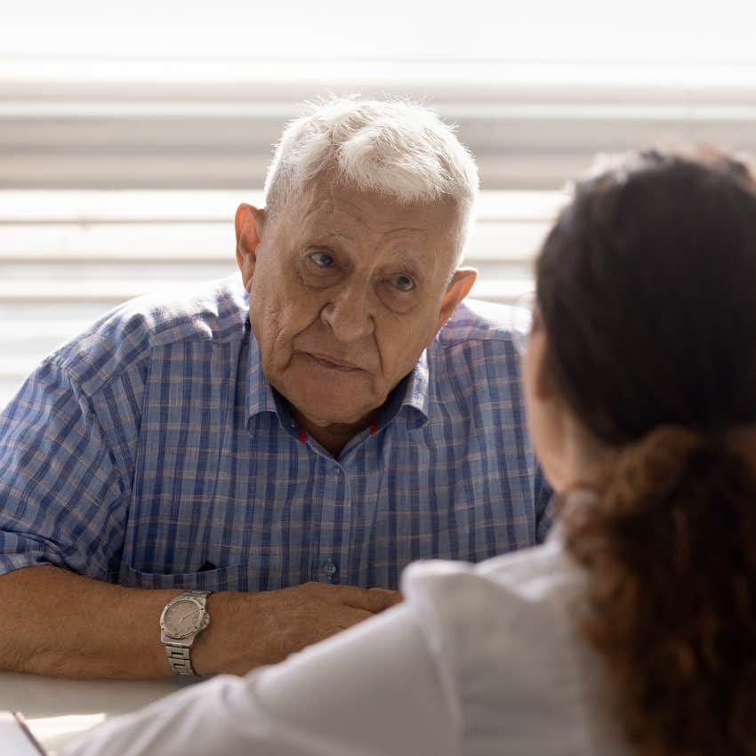 man who is aging with remarkable poise by taking responsibility