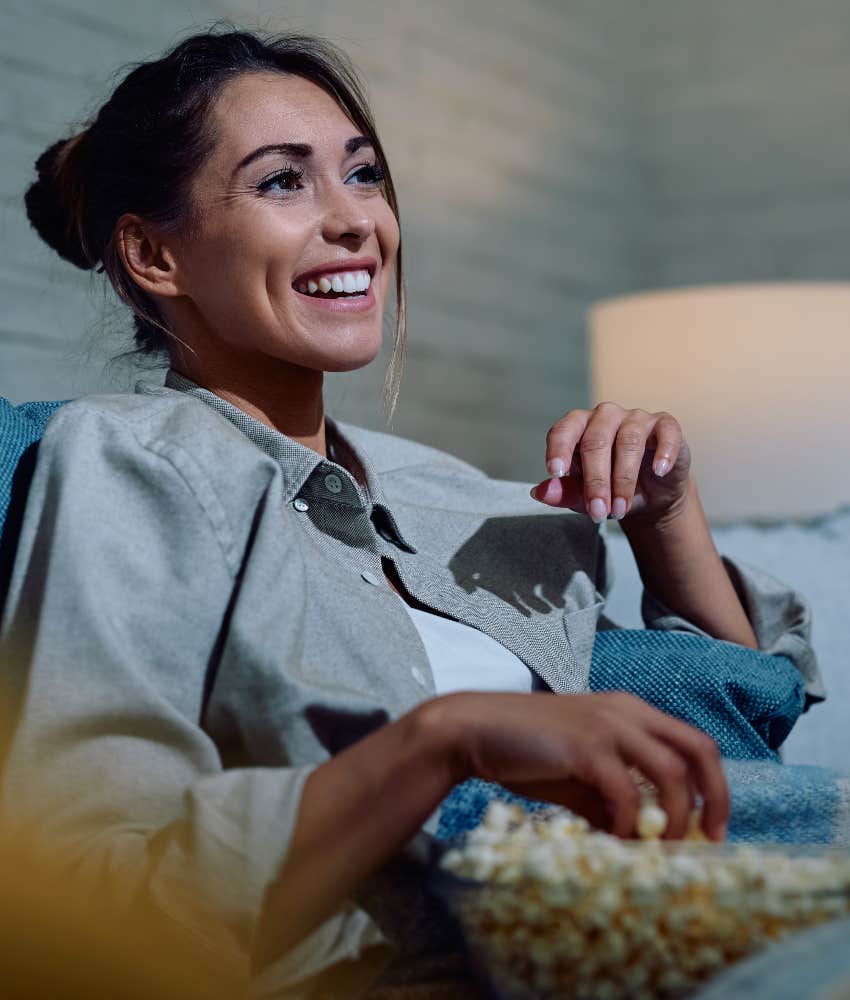 woman watching streaming service gotten used to paying scam