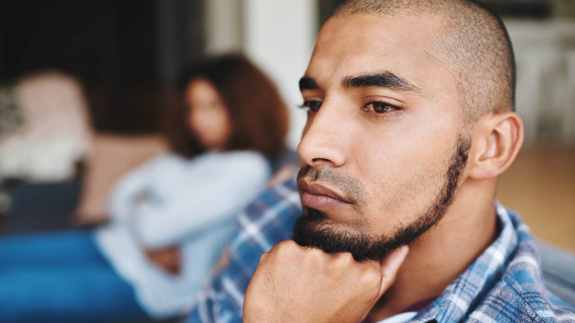 man has stopped hiding his bad habits