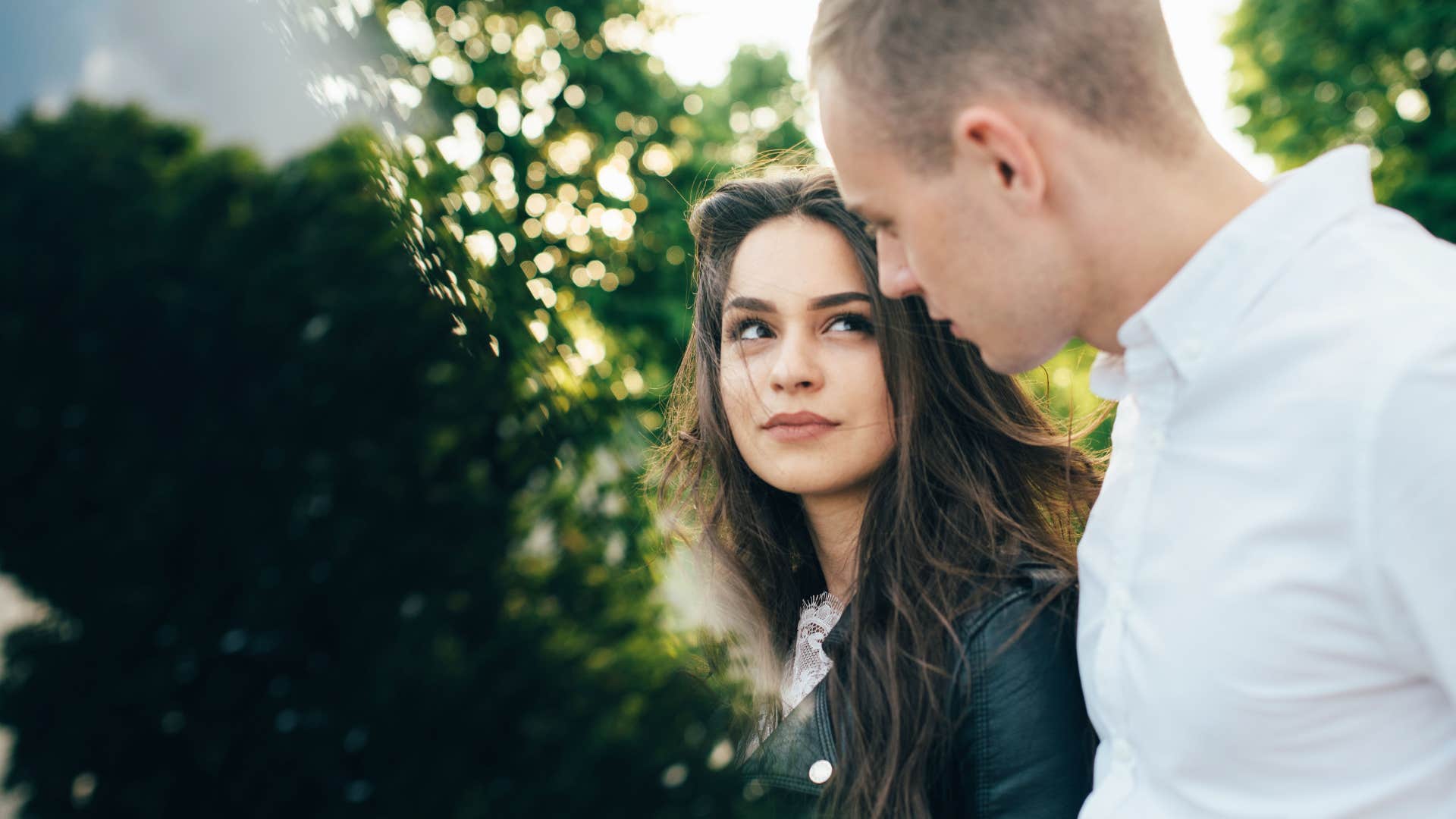 woman can feel it in her gut that something is wrong