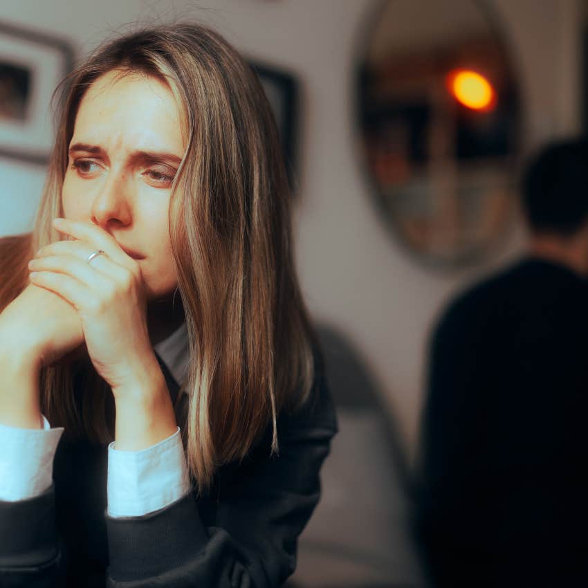 woman who feels zero regret about divorce with lower drive in monogamy