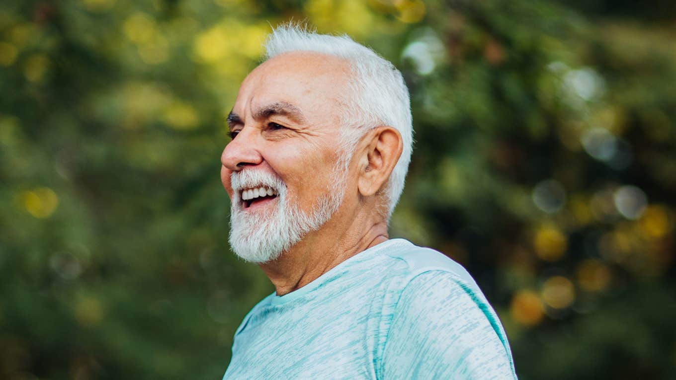 If You're Still Doing These Things In Your 70s, You're Aging With Remarkable Poise Man is aging with poise.