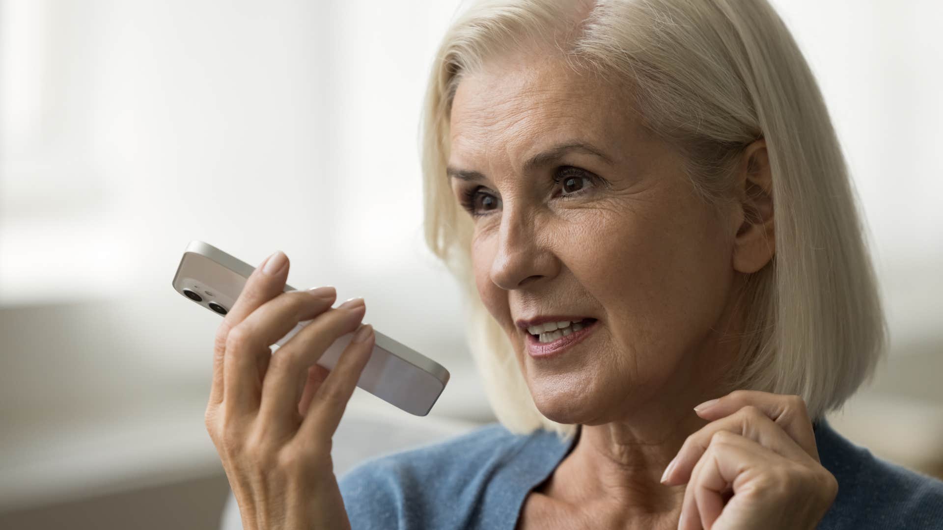 boomer woman calling instead of texting