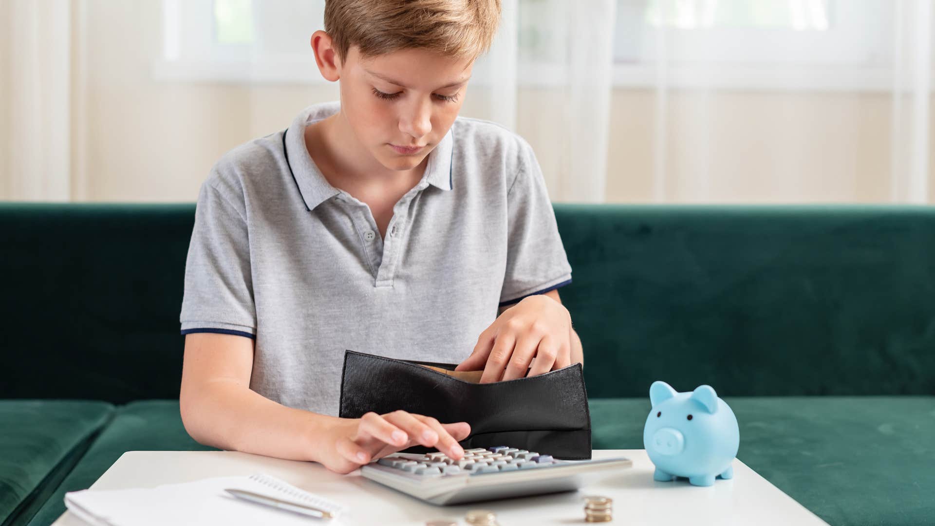 Kid earns money to appreciate stuff