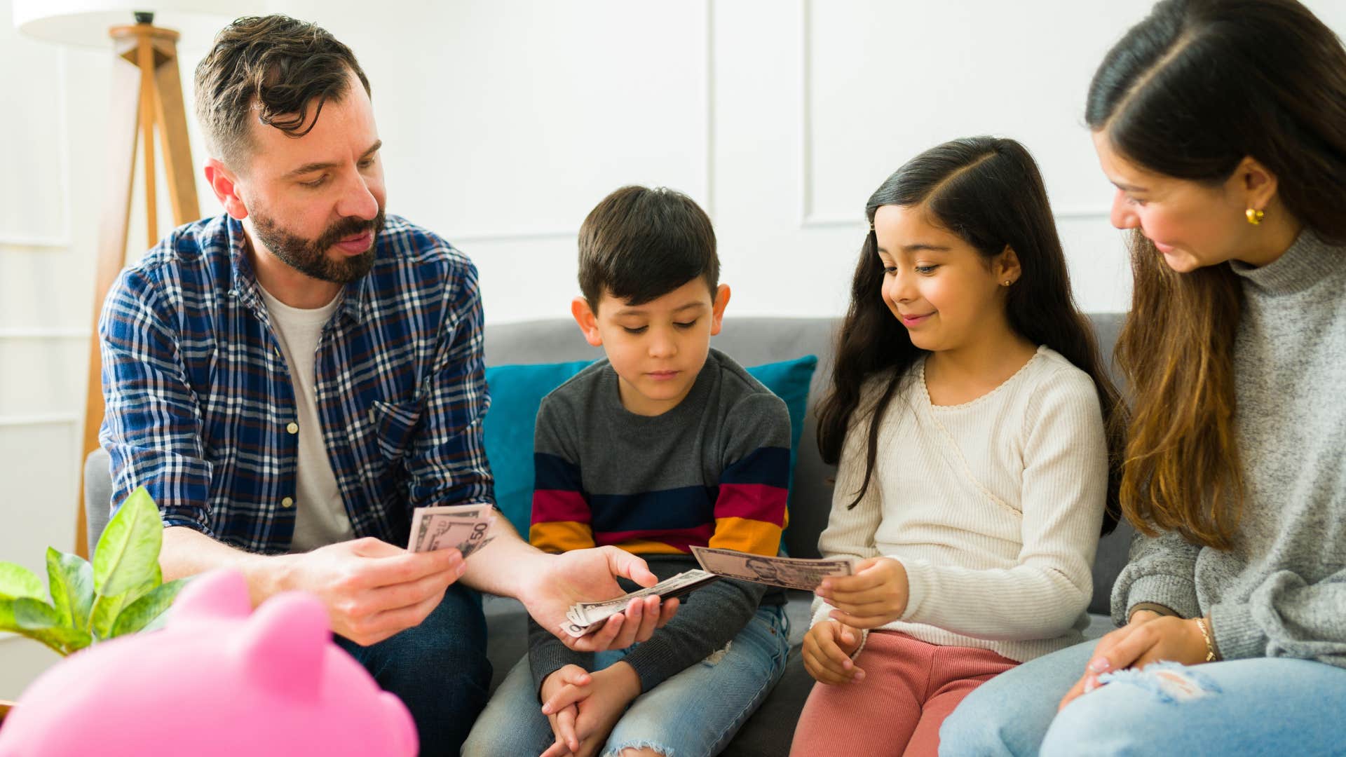 Frugal parents teach lids about wants and needs