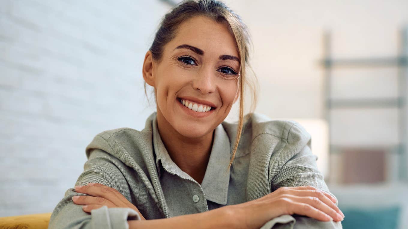 frugal woman thinking about saving for retirement