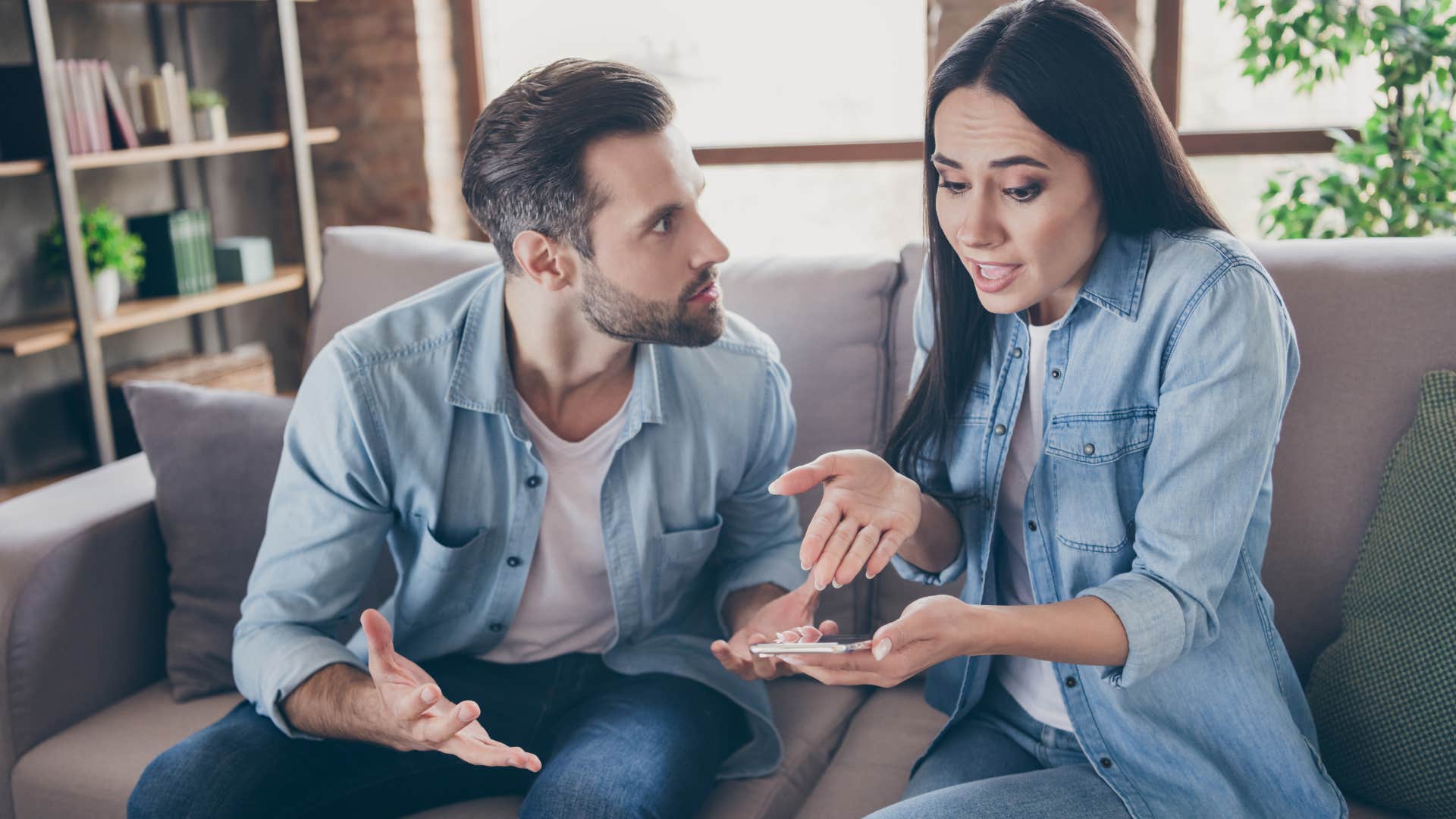 couple fighting about comparing their relationship to others