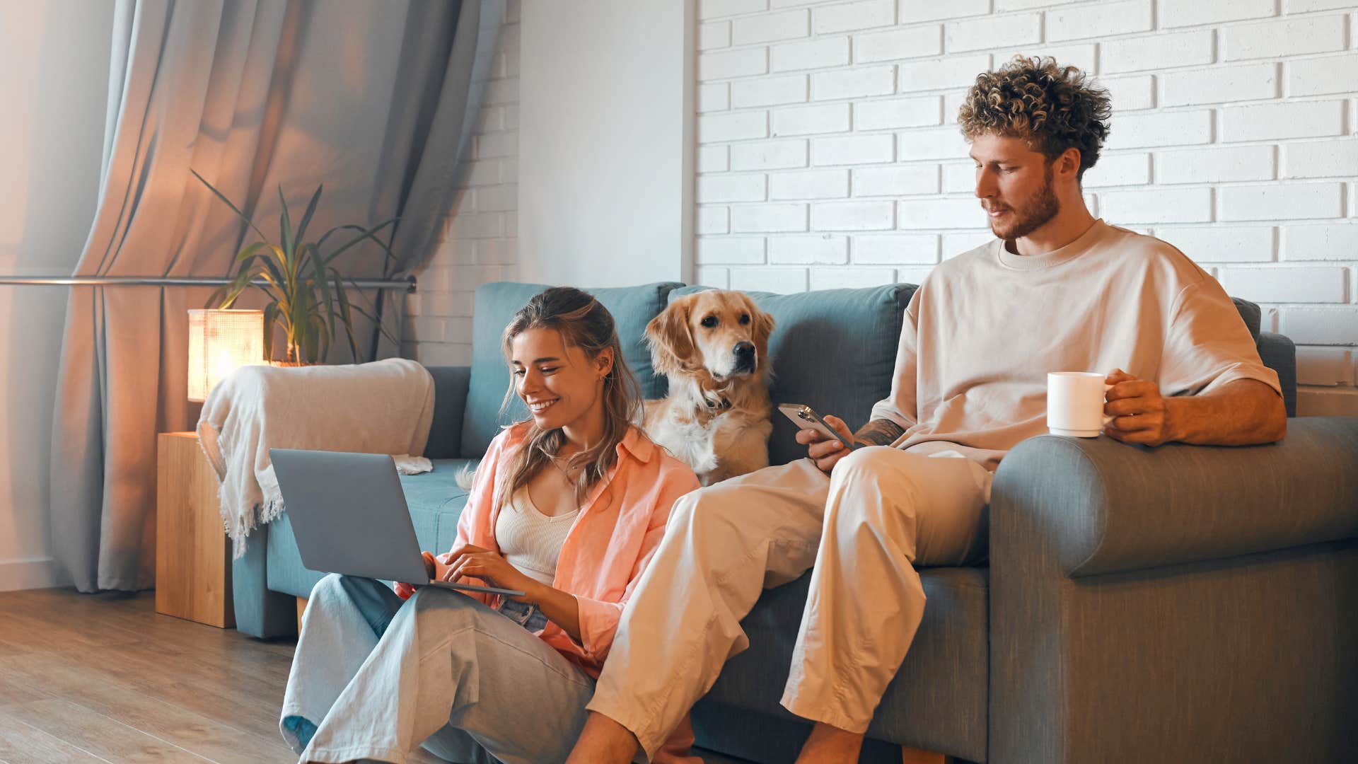 couple bragging about their relationship on social media