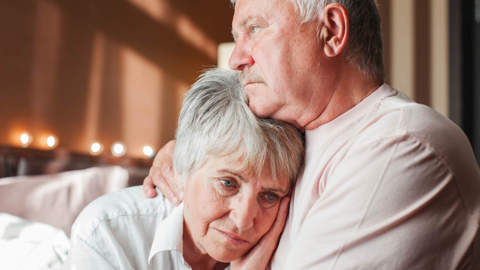 Husband supports wife emotionally