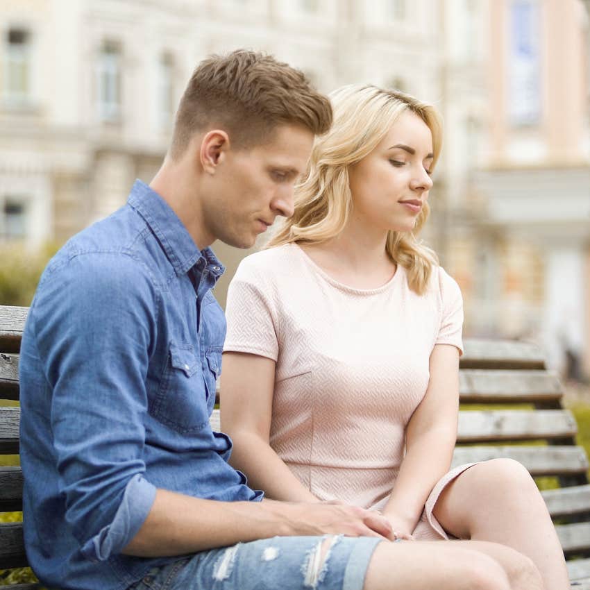 man with poor social instincts delaying asking woman out