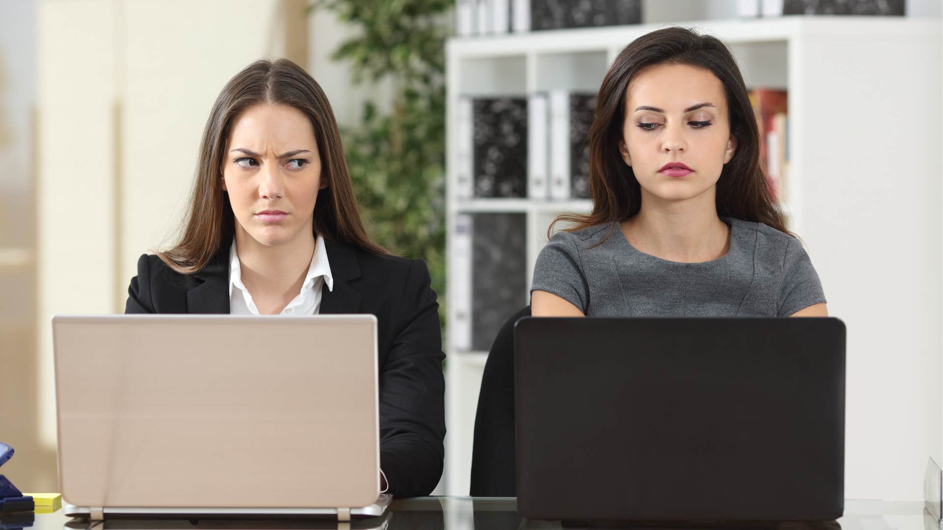 worker avoiding colleague after backhanded compliment