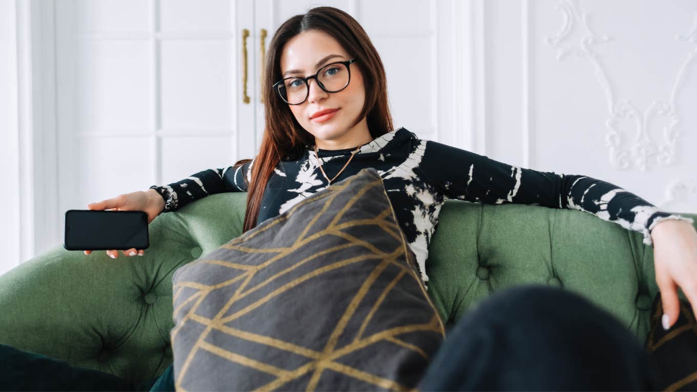 Things A Person With Actual Depth Hates That Other People Think Are Fun intelligent woman trying to relax on her couch