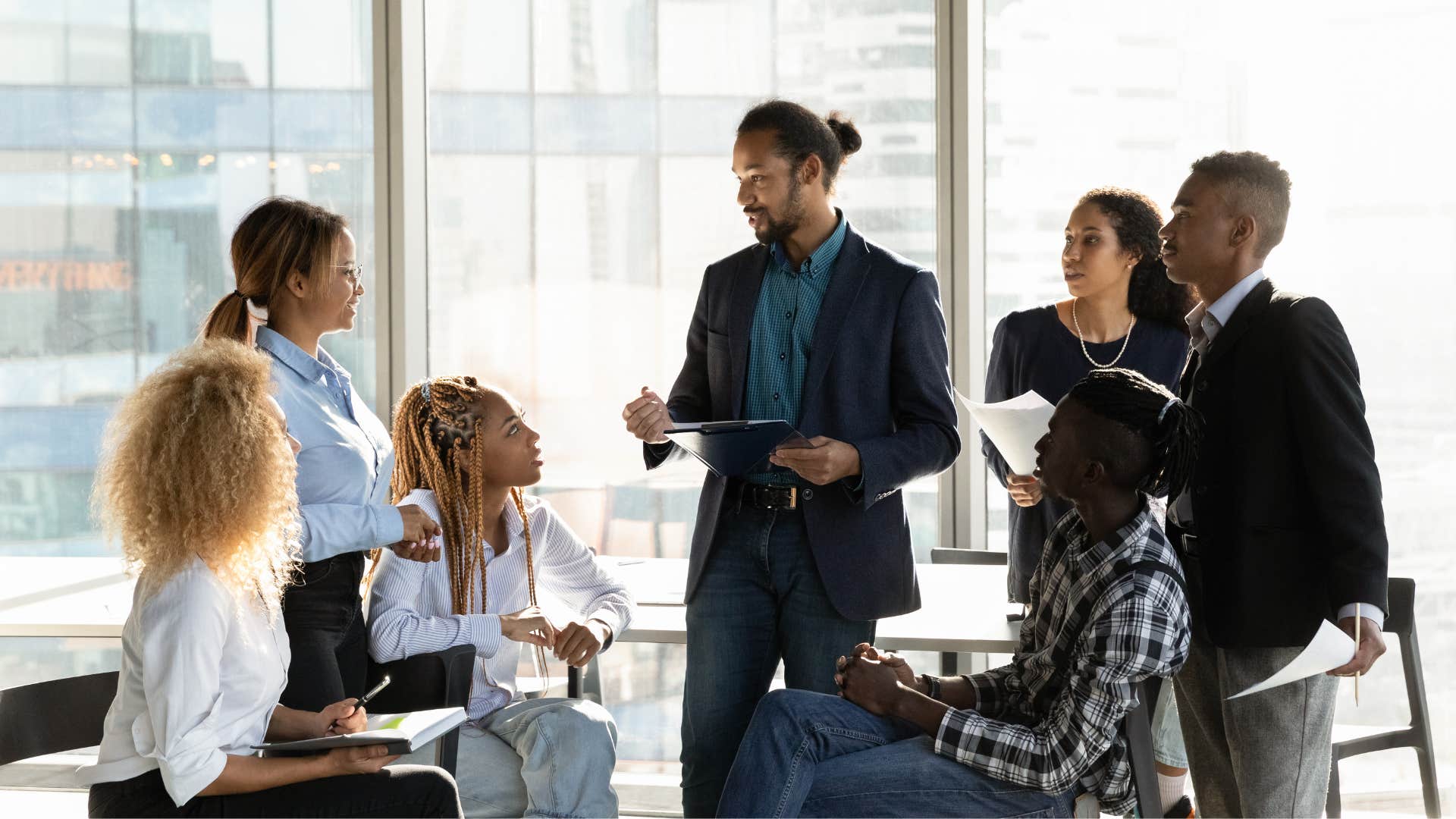 a boss gives his team vague promises with no actual timeline