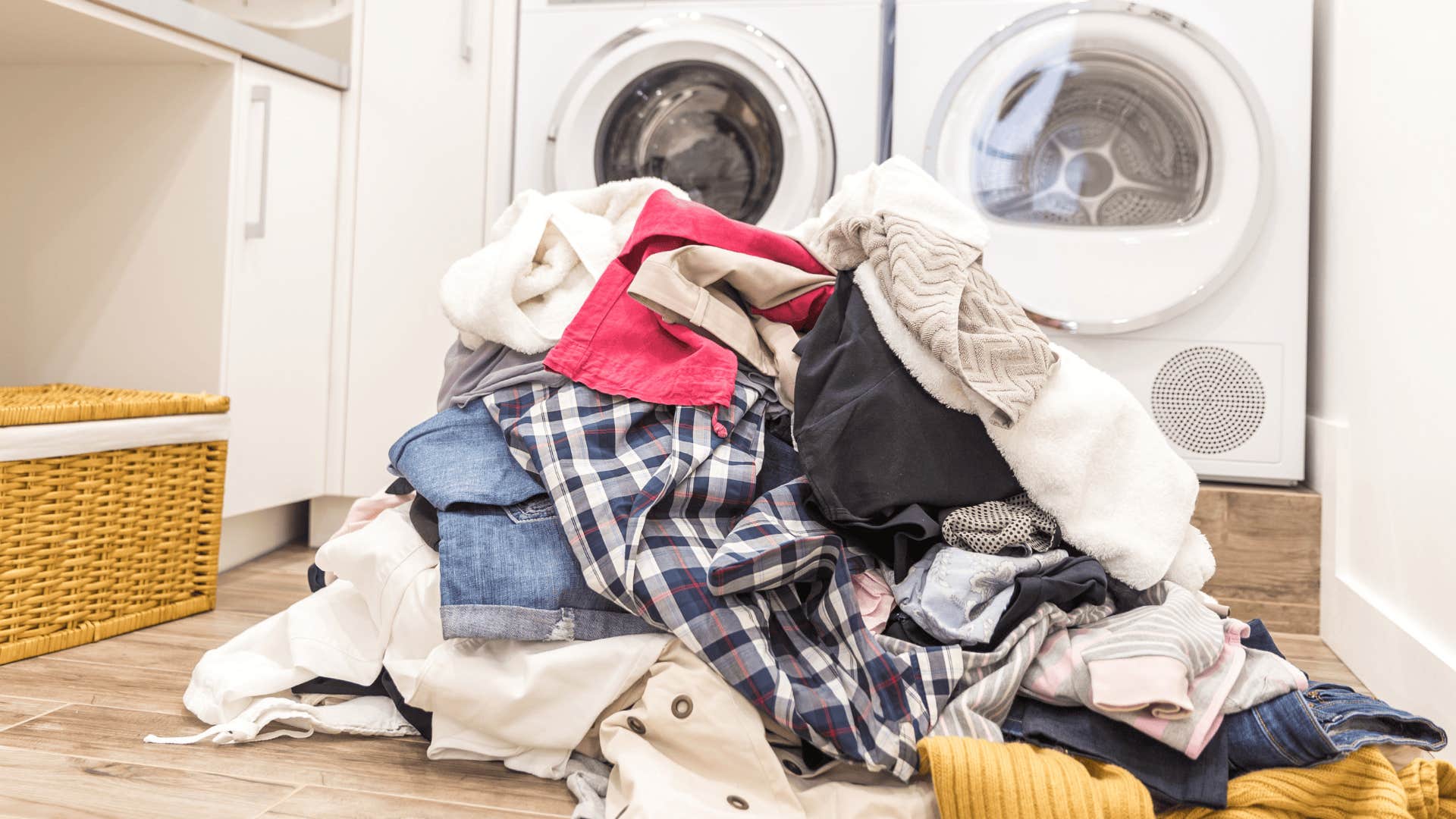 laundry and dishes are always piled up reveal they don't actually have their life together 