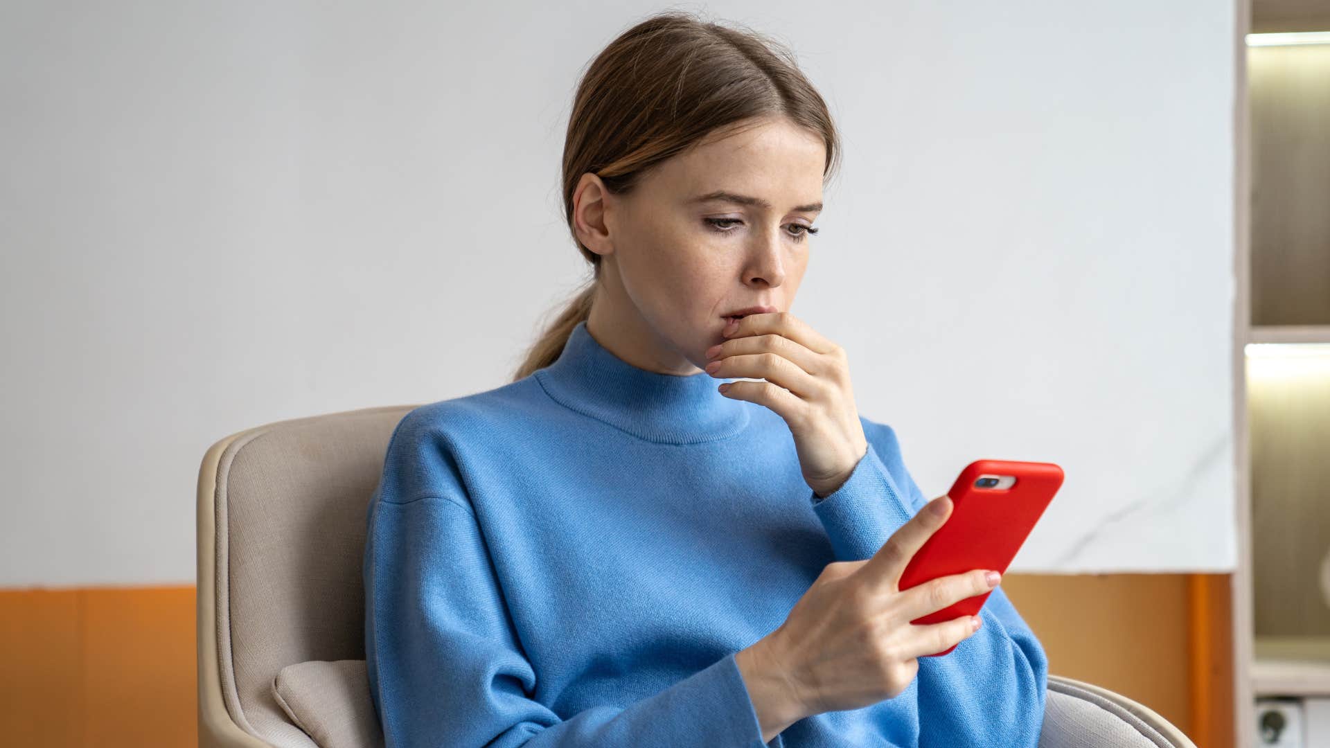 a woman who is burnout retreats from any social interactions