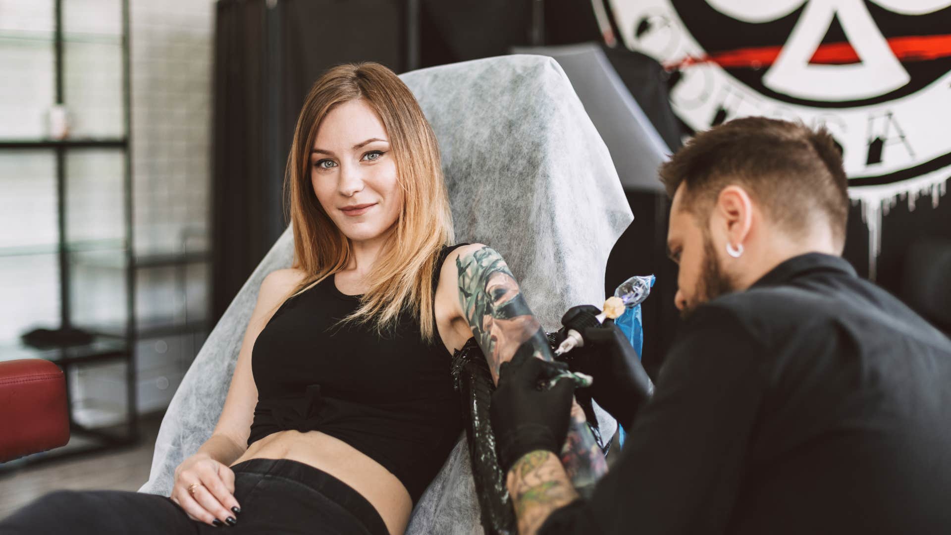 a gen z woman gets a tattoo which her parents have opinions about
