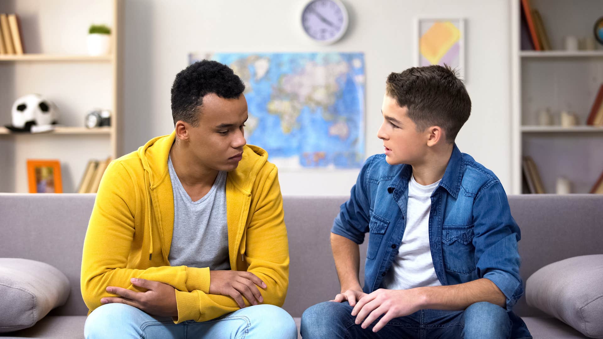 a wealthy young man expresses concern for his friend but it sounds like criticism