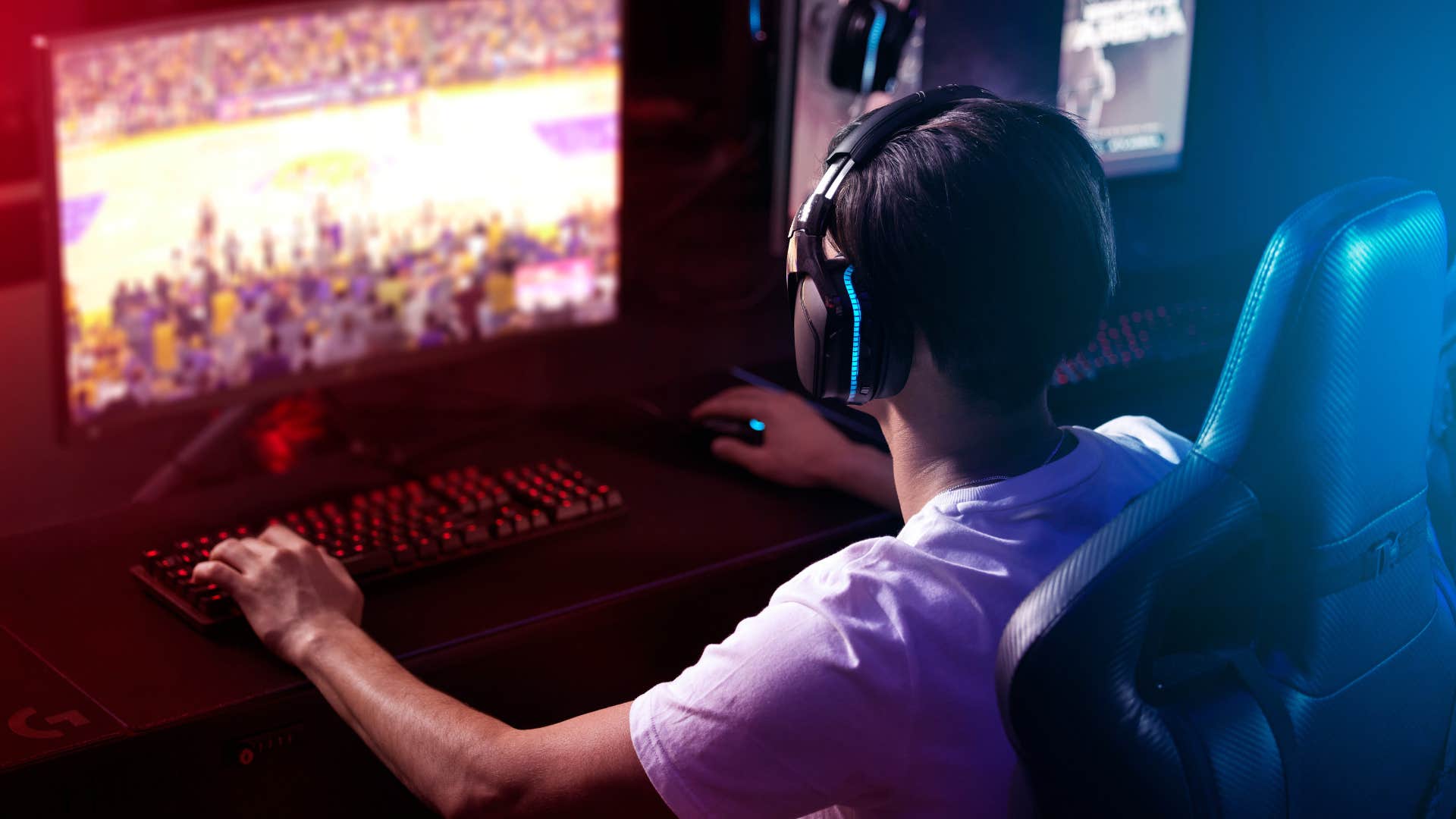 man with the habit of binging games that prevents him from achieving greatness