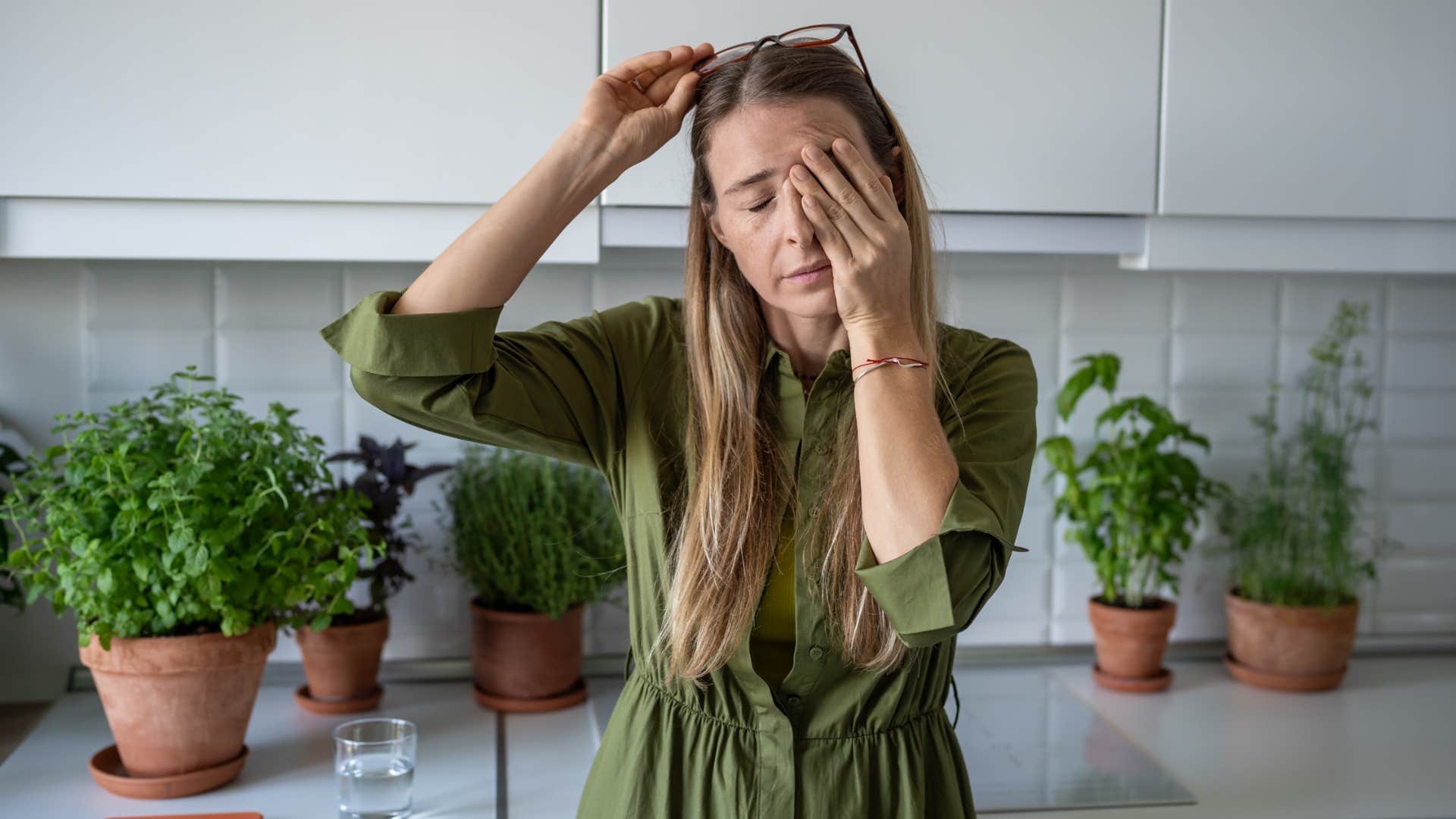 exhausted introverted woman in need of recharging her energy