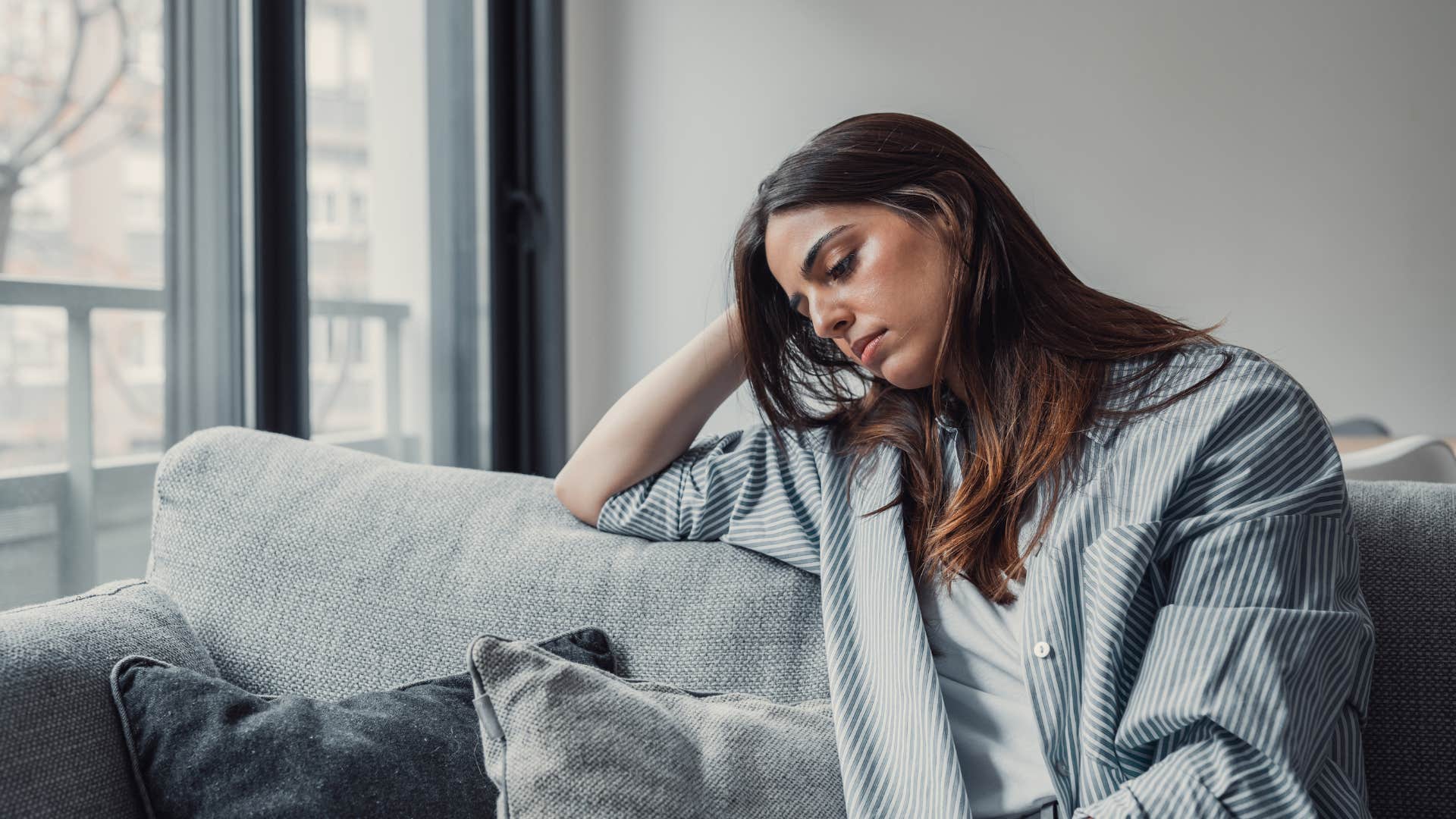 woman who isn't fun to be around avoiding things that make her uncomfortable
