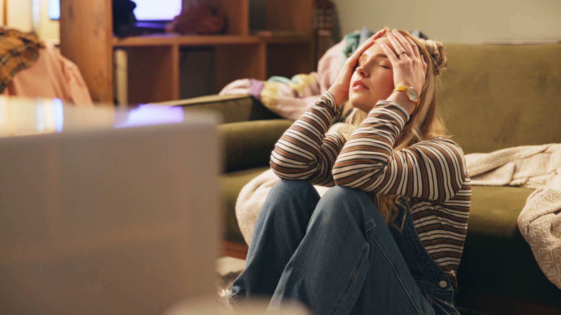 woman who isn't fun to be around with chronic worrying