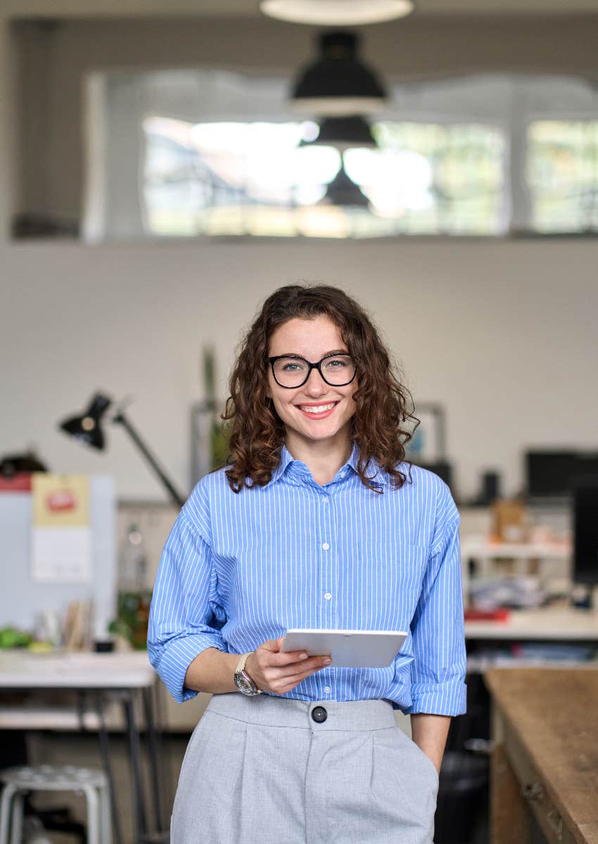 woman starting another job to learn new skills