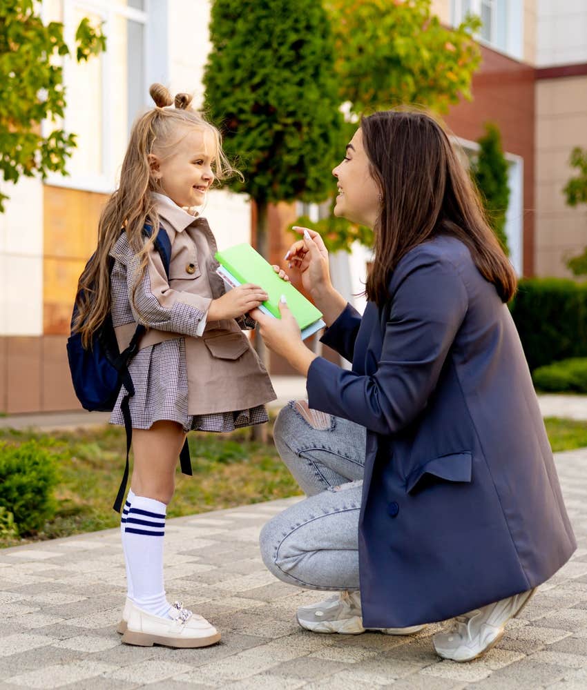 mom trying to make her child happy all the time is holding her daughter back