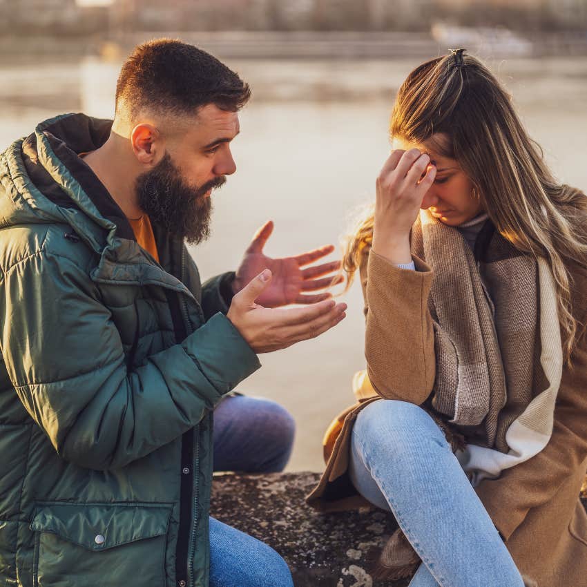 woman who thinks somethings really wrong with her relationship because he puts her down