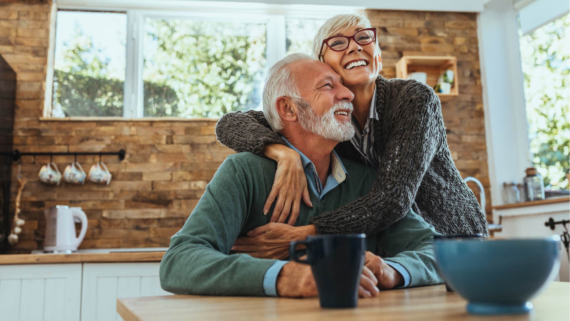 couple thriving in retirement because they have everything they need