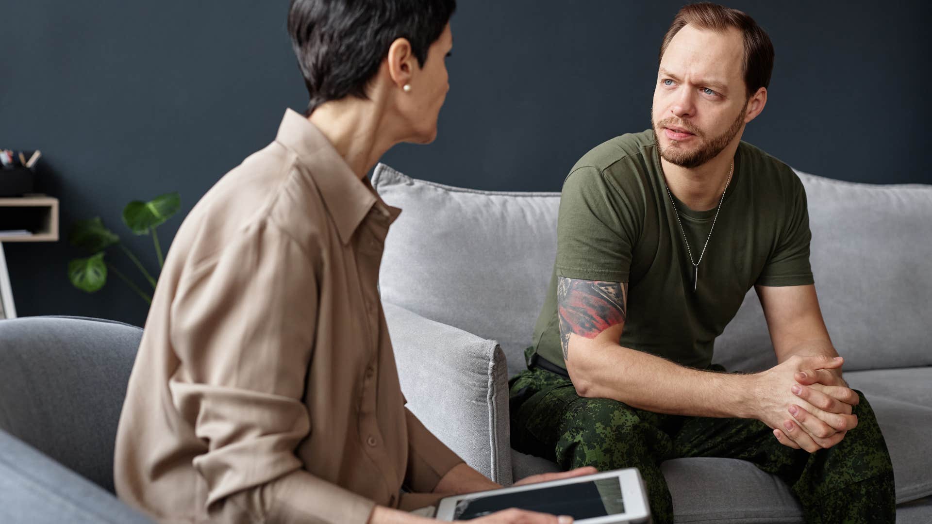 man who wants to remain mentally quick asking for help