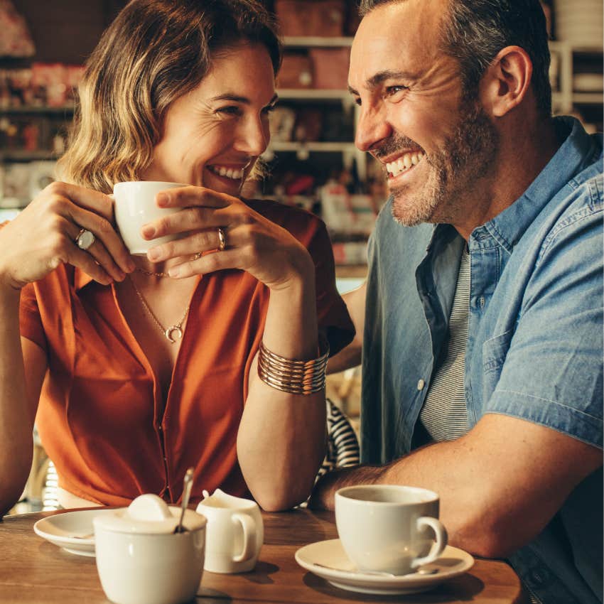 woman paying attention to see if man is emotionally available