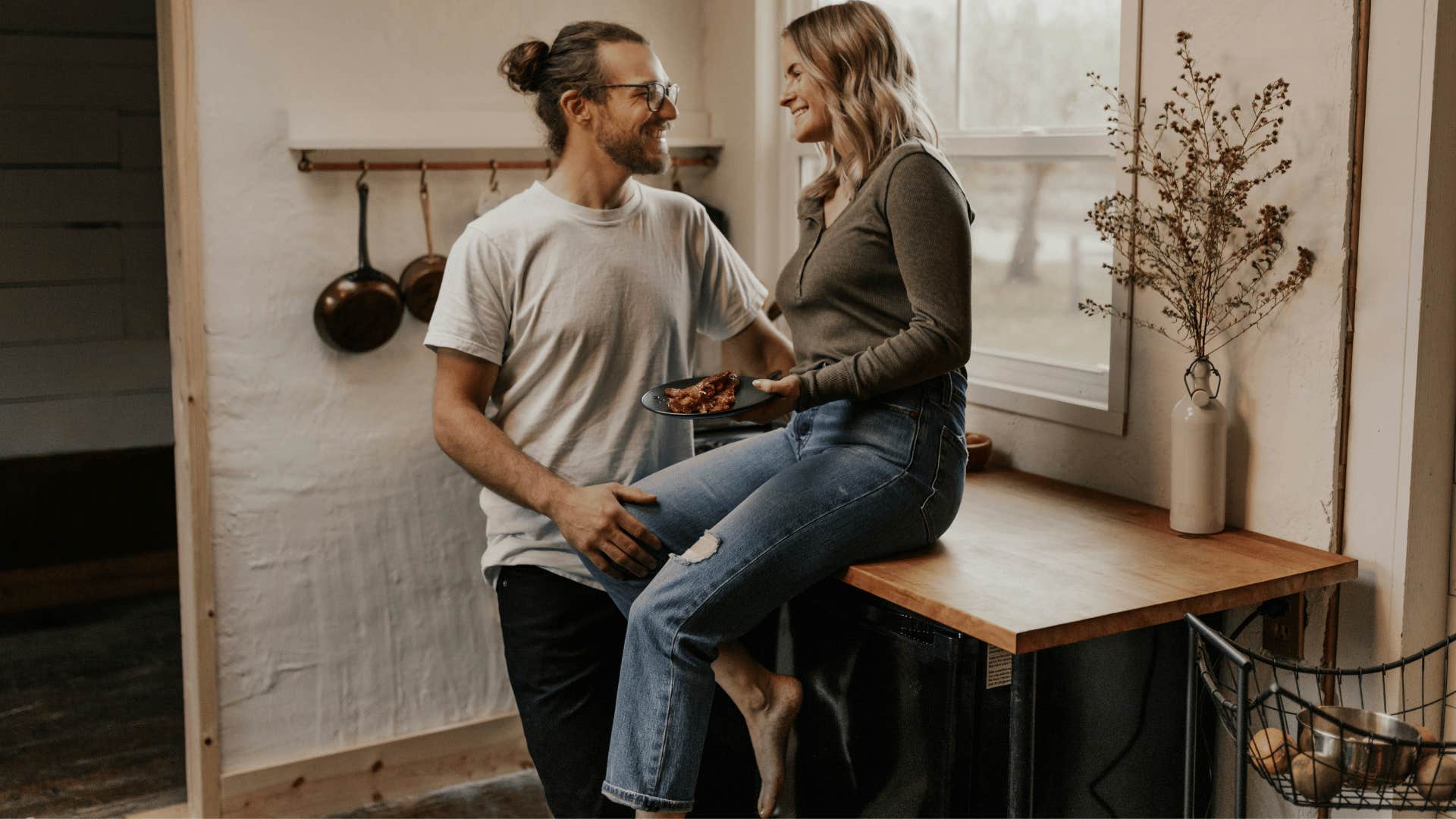 happy couple patient with one another
