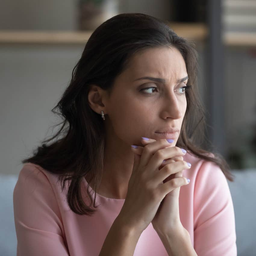 woman who lives frugally as it damages her mental health