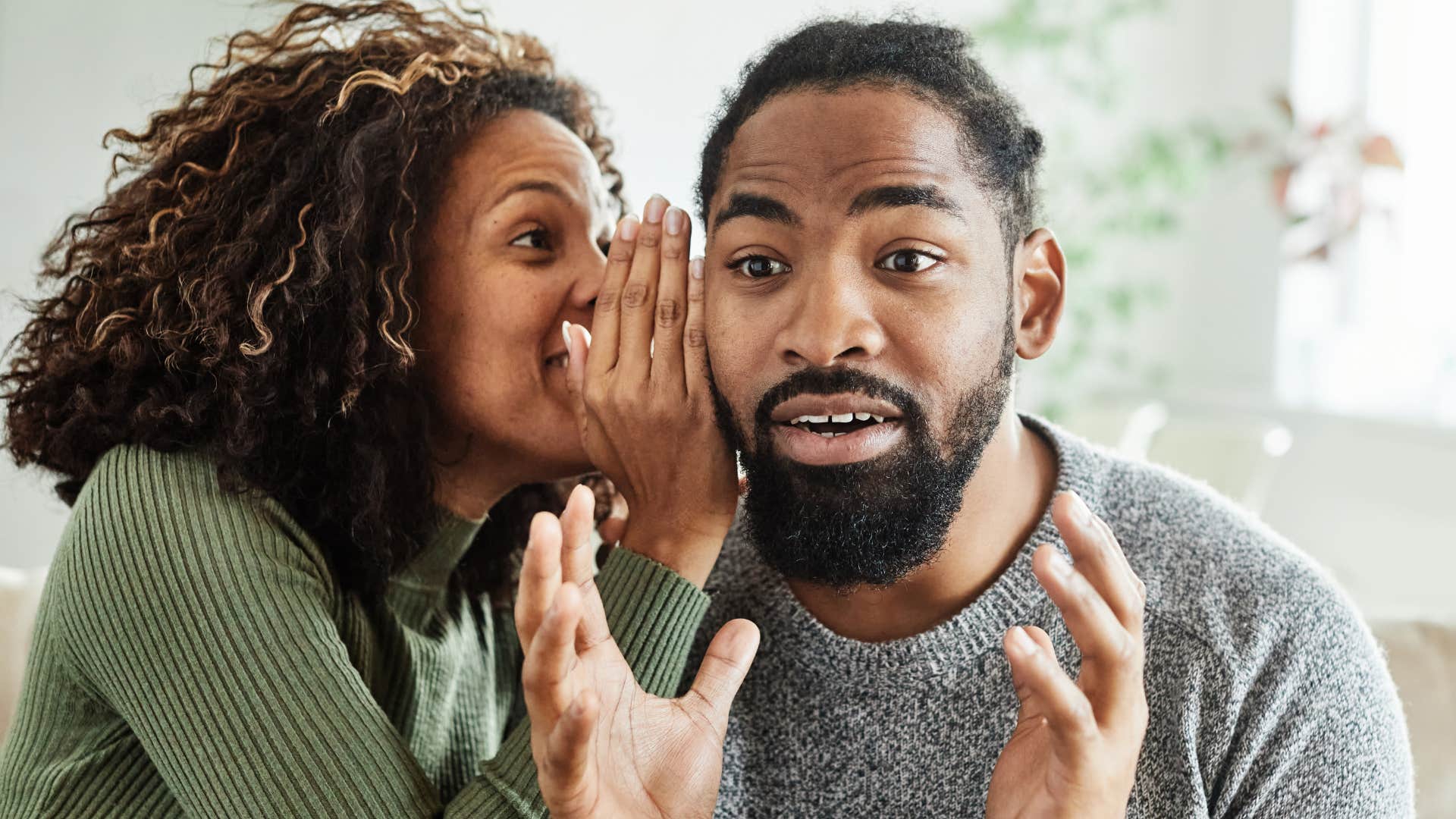 Wife tells husband when she loves him