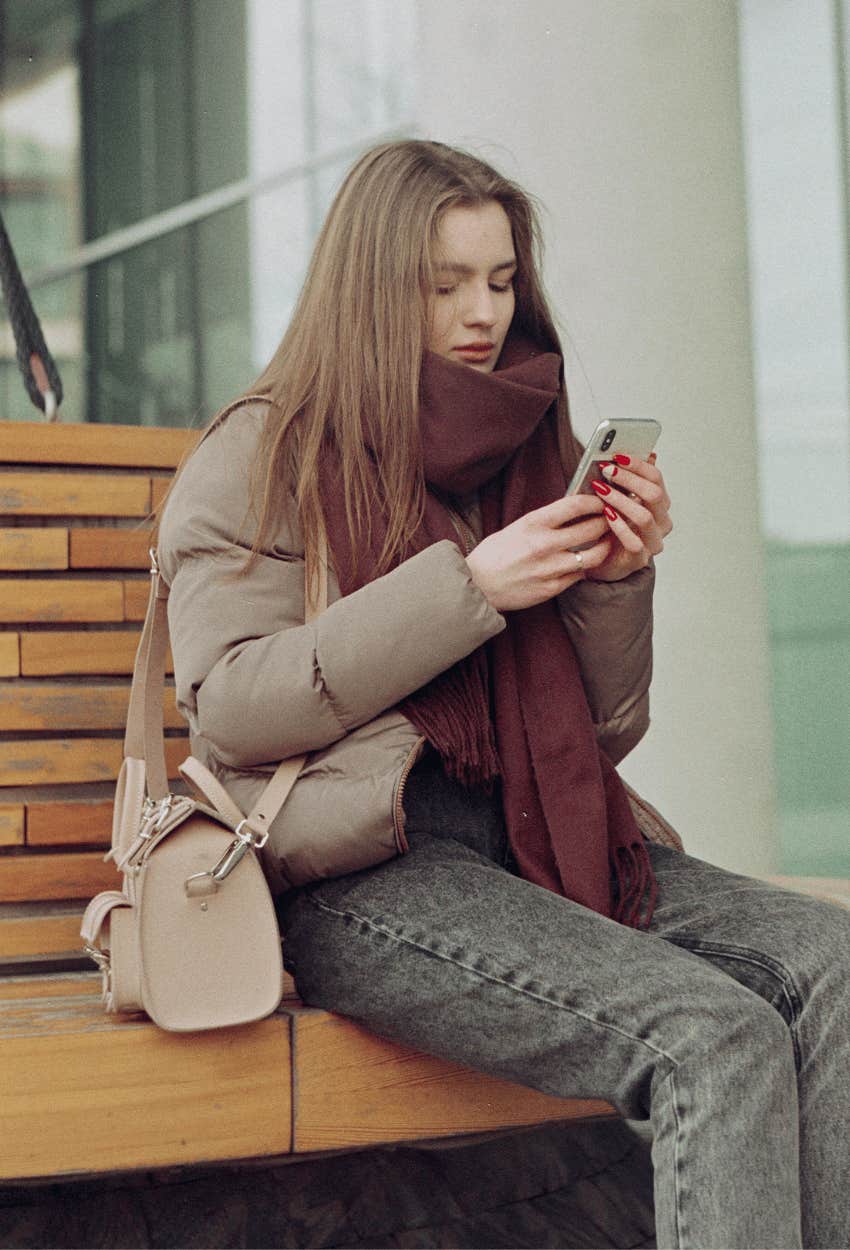 woman learning the hard way that man is not interested