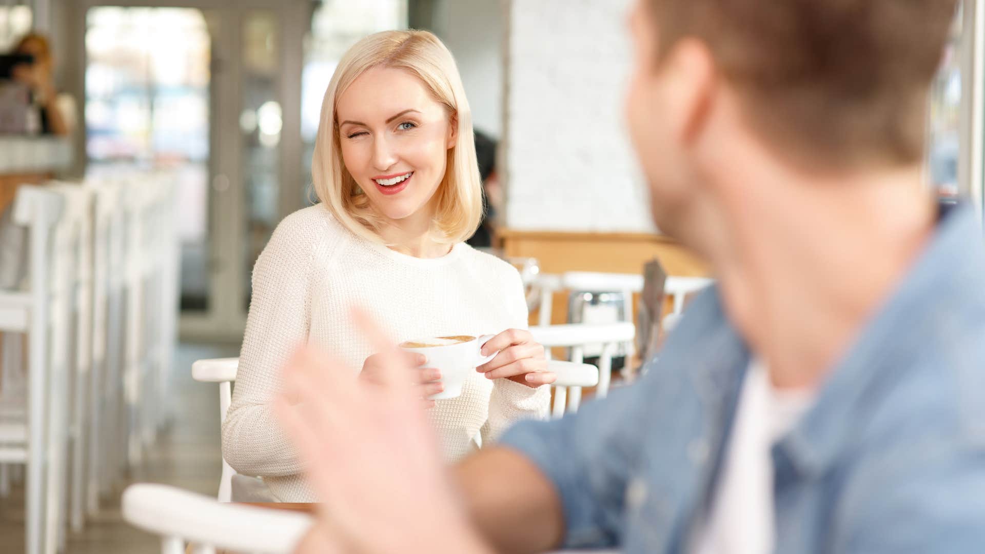 woman who is excellent at flirting saying i respect you