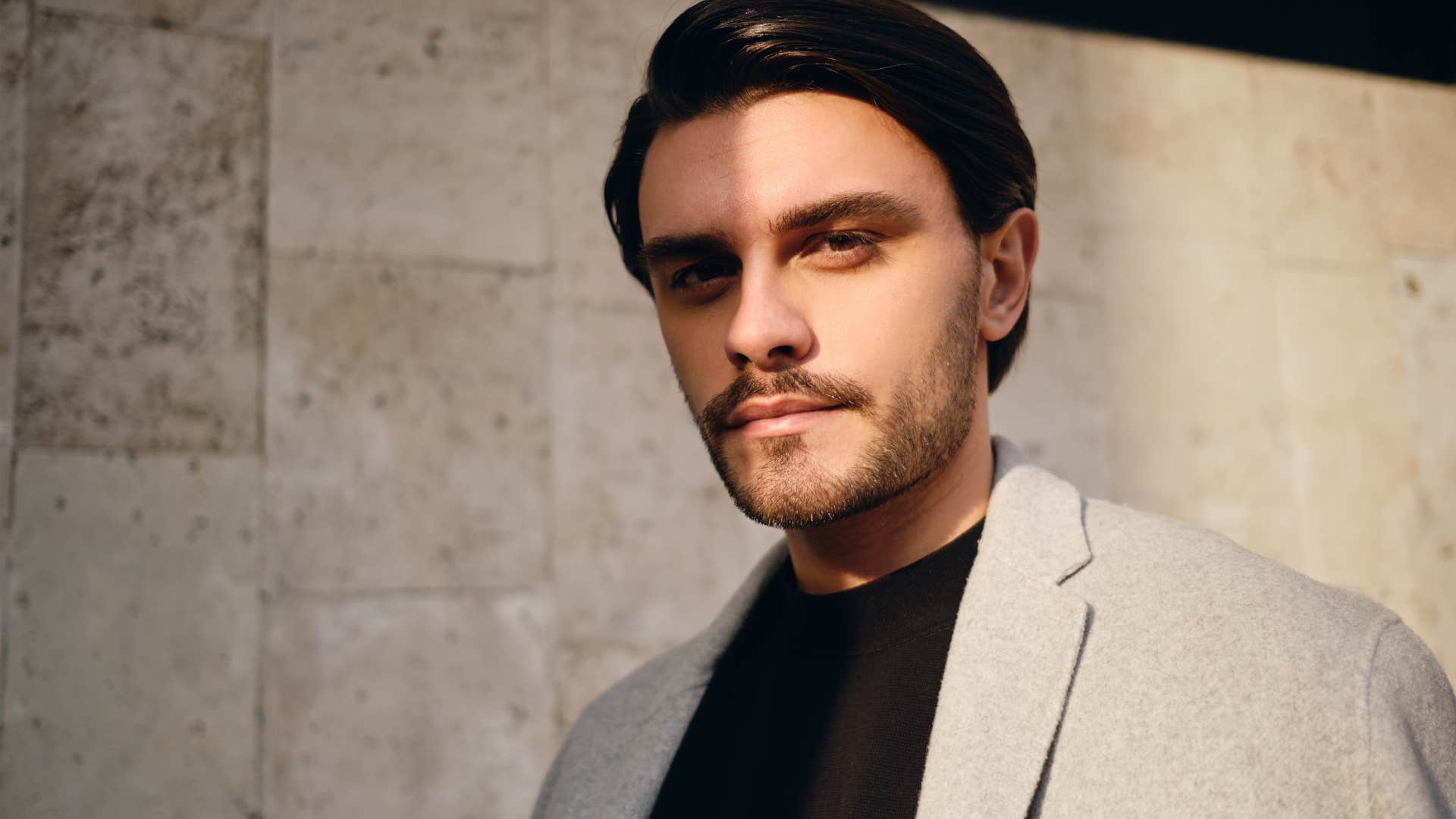 stylish man wearing a suit