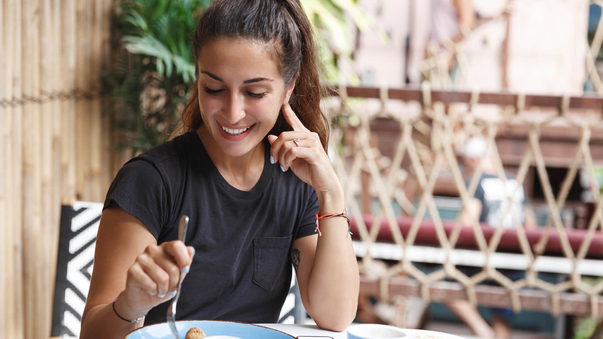woman who quietly commands respect by being independent