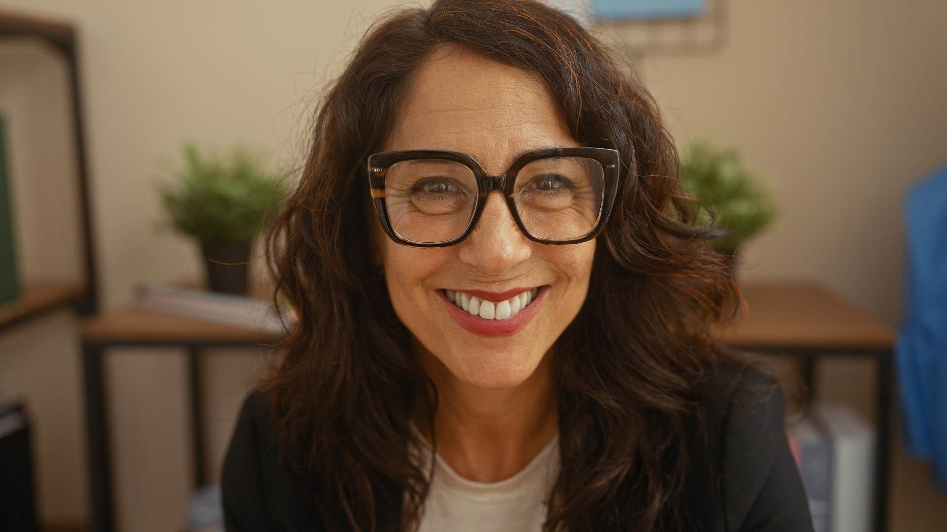 older woman happy she doesn't people-please anymore