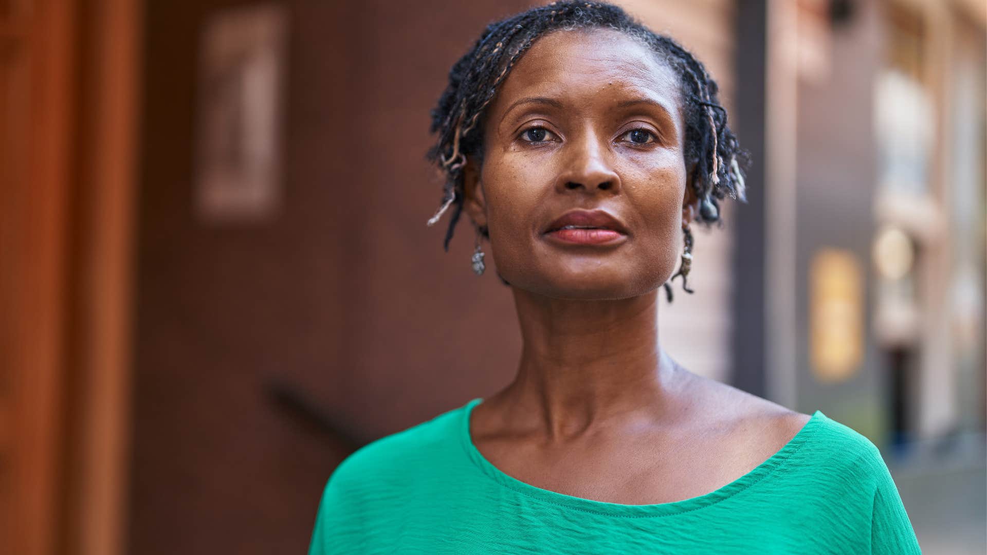 serious woman who doesn't entertain superficial connections
