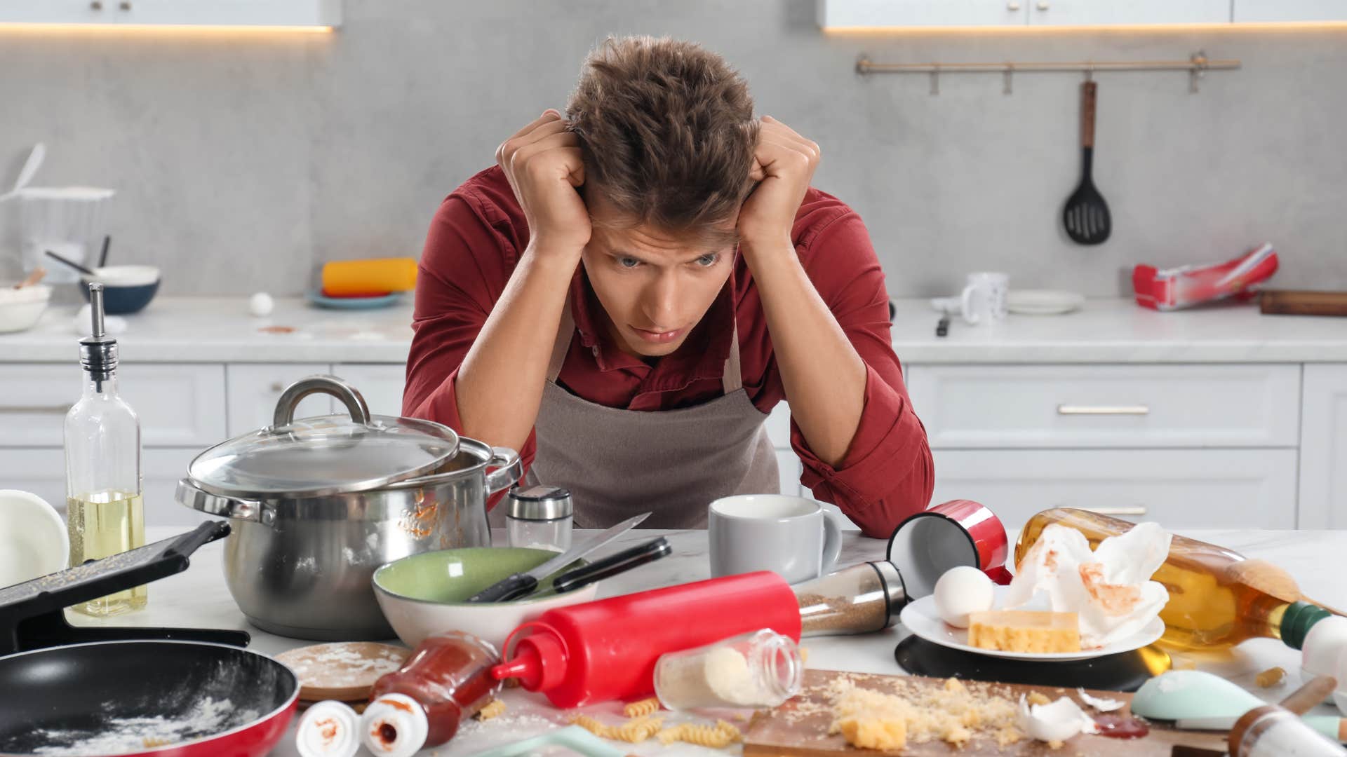 husband wasn't trained to boil