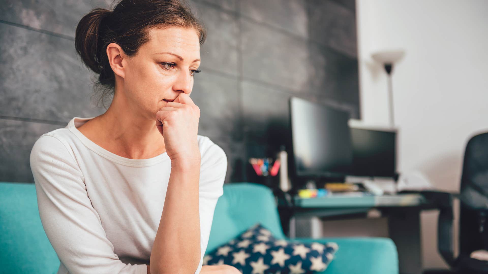 sad woman believing shes too much trouble