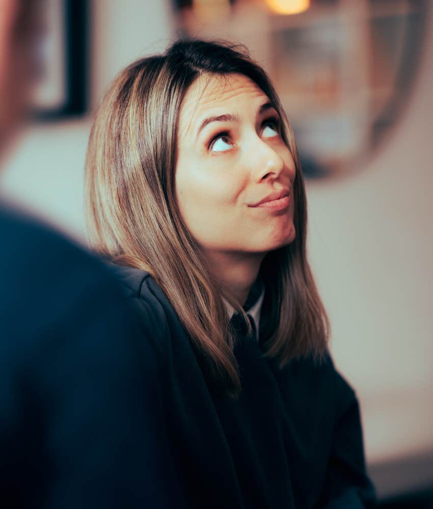 Judgmental person makes date awkward