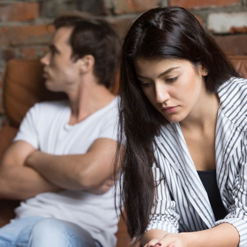 couple in a relationship that is beyond saving as they're not excited