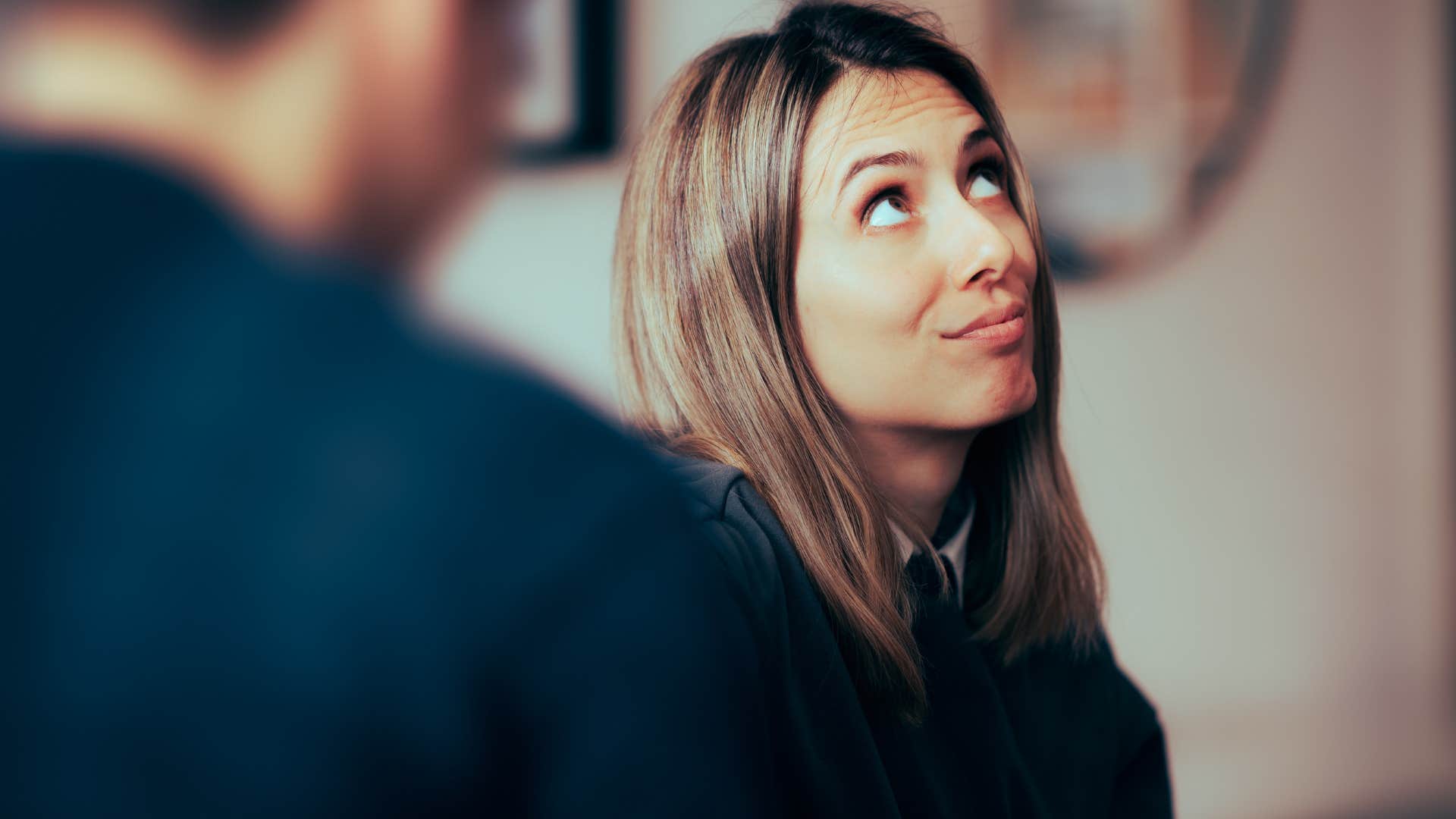 woman who is condescending and a one-upper