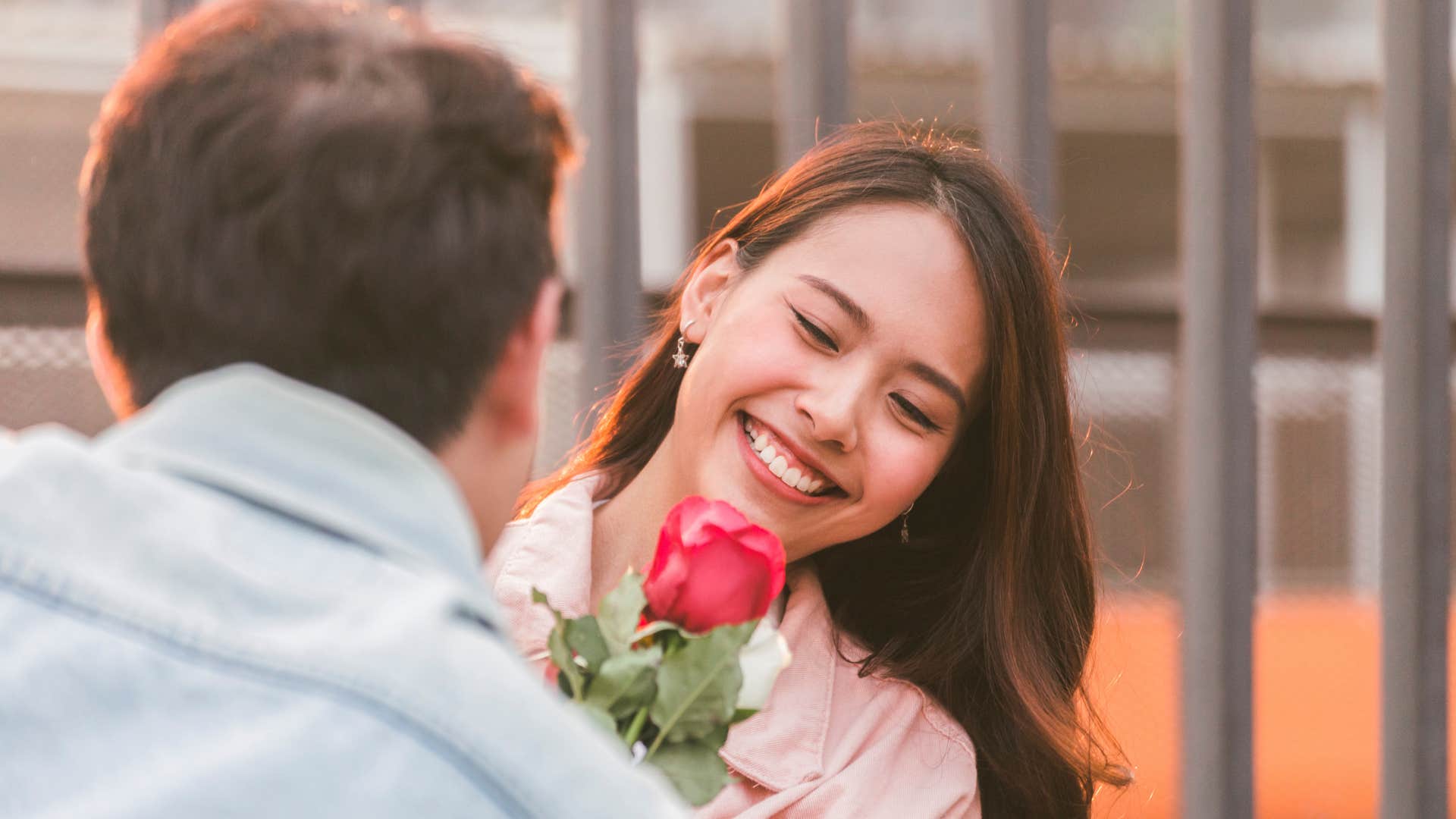 Deeply connected man treats woman well