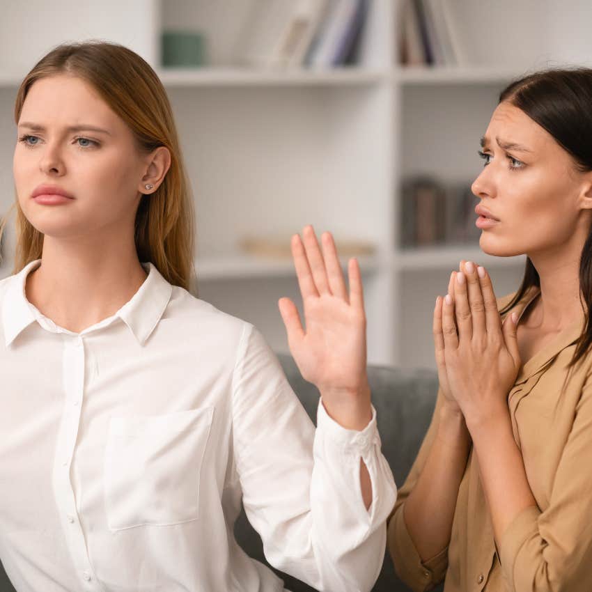 woman who is incapable of being emotionally available by not takung accountability